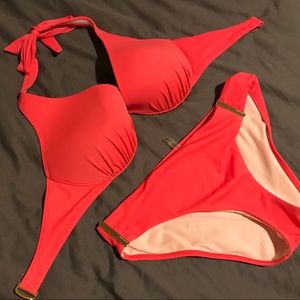 Victoria’s Secret hot pink bikini 34DD/M